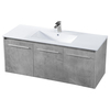 Elegant Decor 48 Inch Single Bathroom Floating Vanity In Concrete Grey VF44048CG